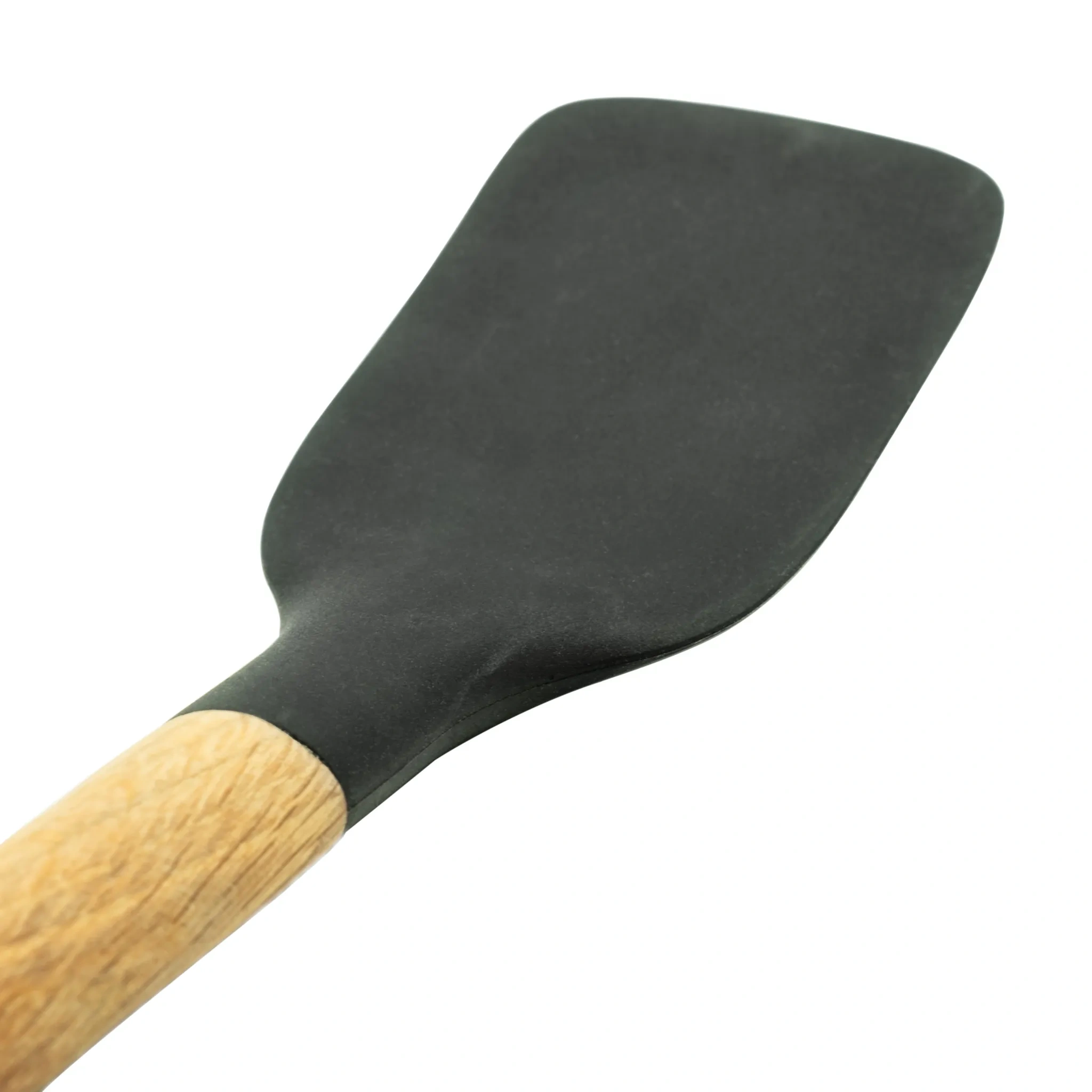 Eva Solo Nordic kitchen Pfannenheber – Eichenholz & Silikon, Schwarz, 28 cm (530457)
