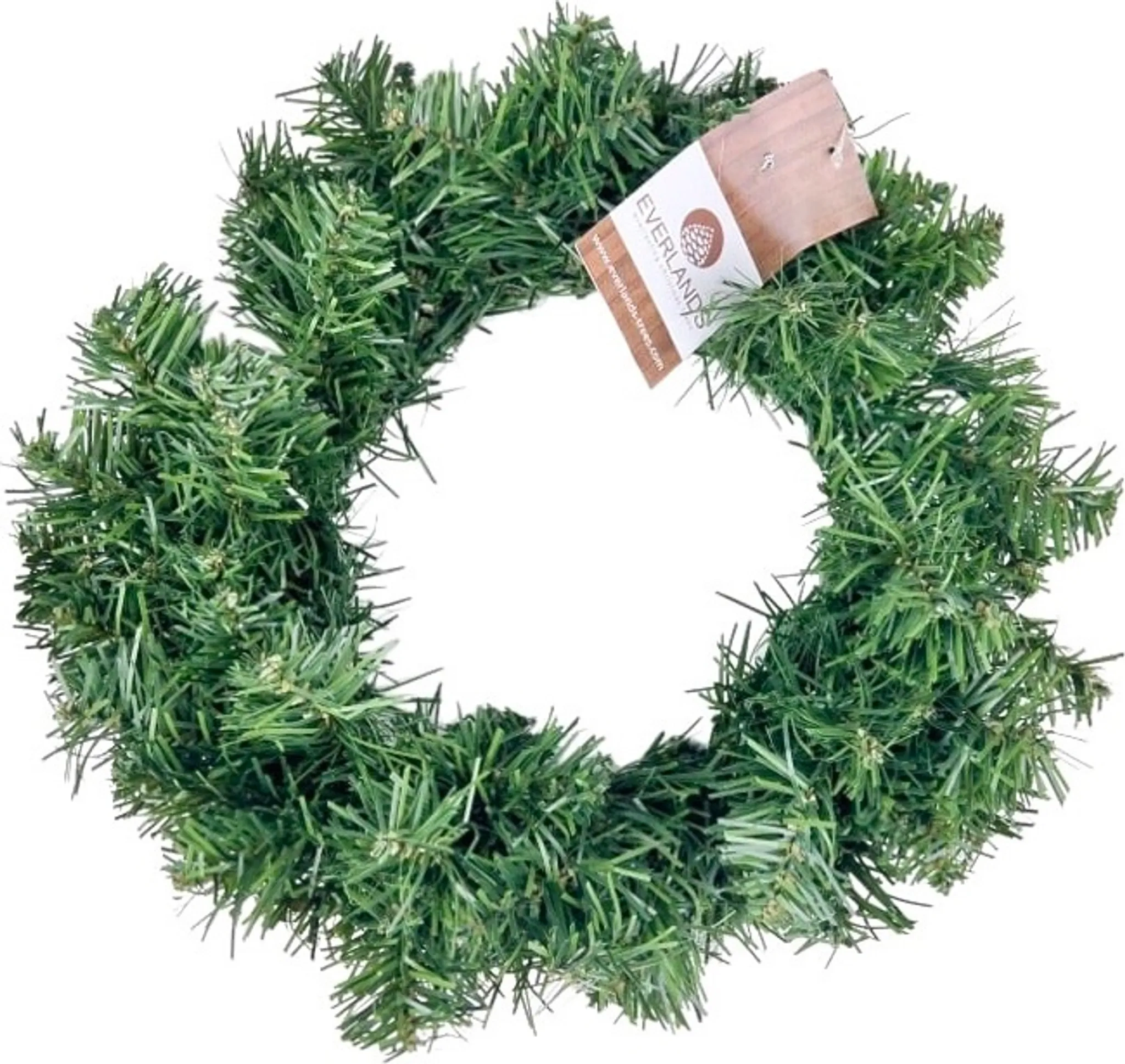 Künstlicher Tannenkranz 35 cm „Imperial“ – Weihnachtskranz mit Softnadeln für Indoor & Outdoor, Grün