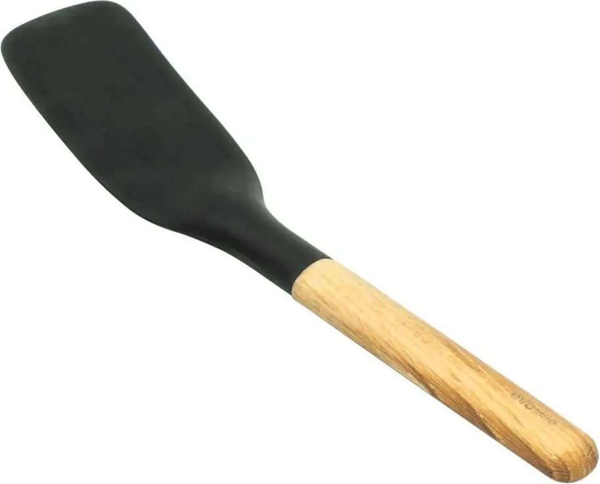 Eva Solo Nordic kitchen Pfannenheber – Eichenholz & Silikon, Schwarz, 28 cm (530457)