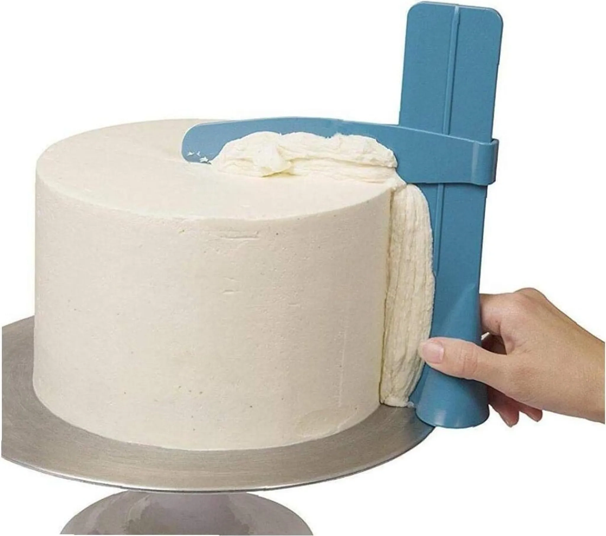 Einstellbarer Kuchenschaber & Fudge-Spachtel – Glätter für Kuchencreme & Fondant – DIY Backwerkzeug für präzise Dekoration Einstellbarer Kuchenschaber & Fudge-Spachtel – Glätter für Kuchencreme & Fondant – DIY Backwerkzeug für präzise Dekoration