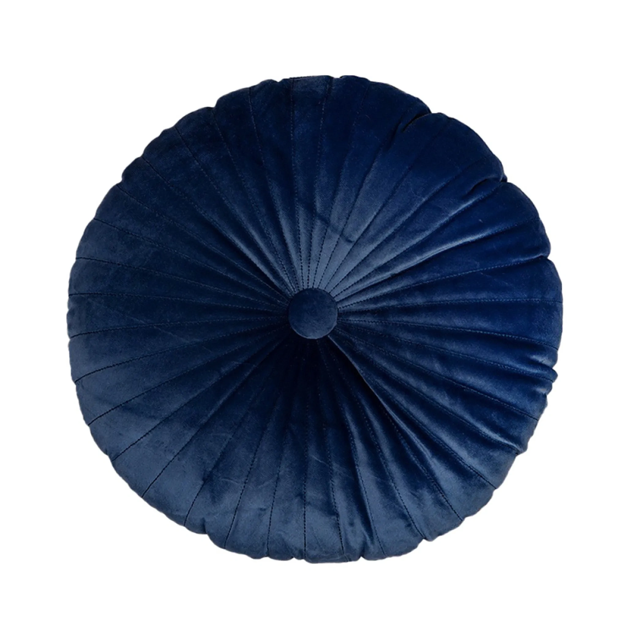 Rundes Kürbis-Wurfkissen – Dekokissen aus Samt, Ø 35 cm, für Sofa & Wohnzimmer Rundes Kürbis-Wurfkissen – Dekokissen aus Samt, Ø 35 cm, für Sofa & Wohnzimmer